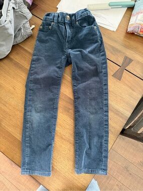 Crewcuts J.Crew Boys Blue Corduroy Pants Size 5 Casual Slacks Bottoms